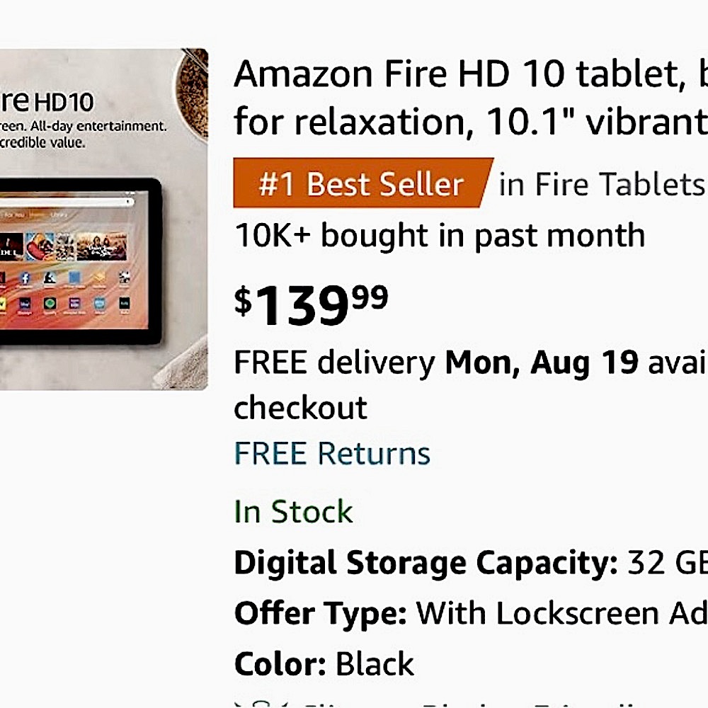 Amazon Fire HD - Picture 3 of 3